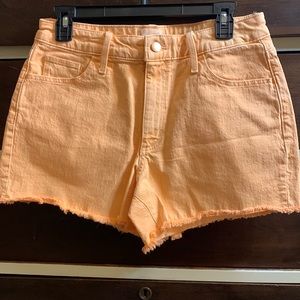 NWOT Universal Thread orange jean shorts